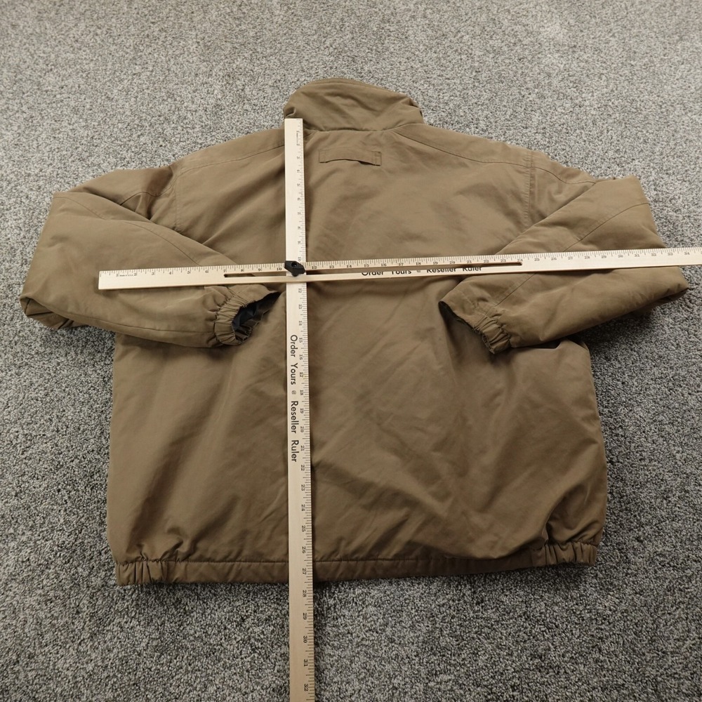 VTG Columbia Jacket Mens XL Brown Fleece Lined Windbreaker Bomber Zip Coat Hike - Picture 12 of 15